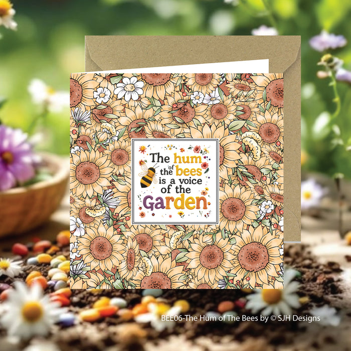 The Hum of the Bees is the Voice of the Garden