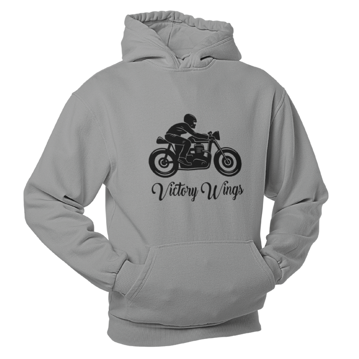 Wings of Victory Motorbike Humour Hoodie
