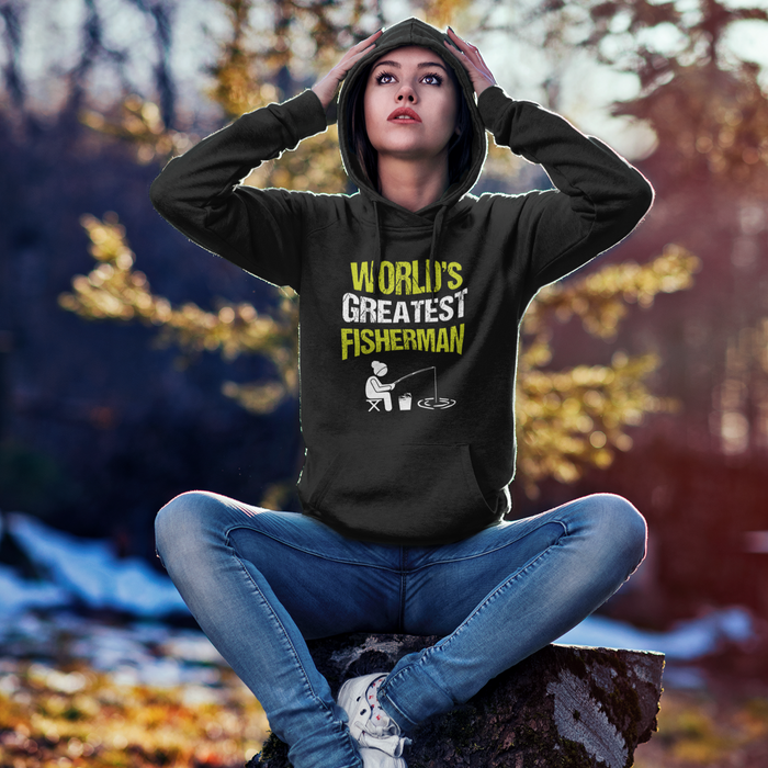 World’s Greatest fisherman, fishing Humour Hoodie