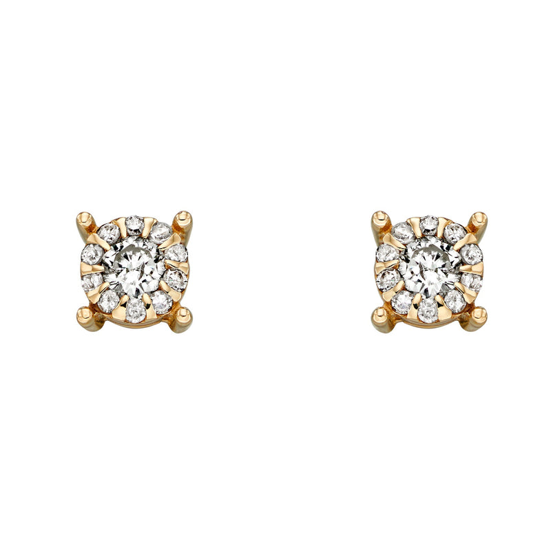 Elements Gold Birthstone Stud Earrings