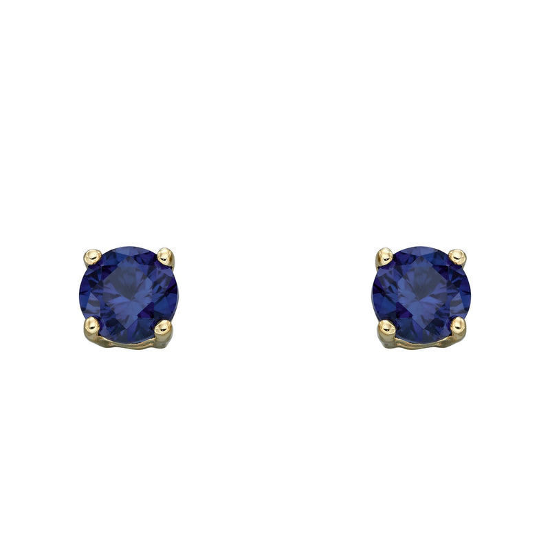 Elements Gold Birthstone Stud Earrings