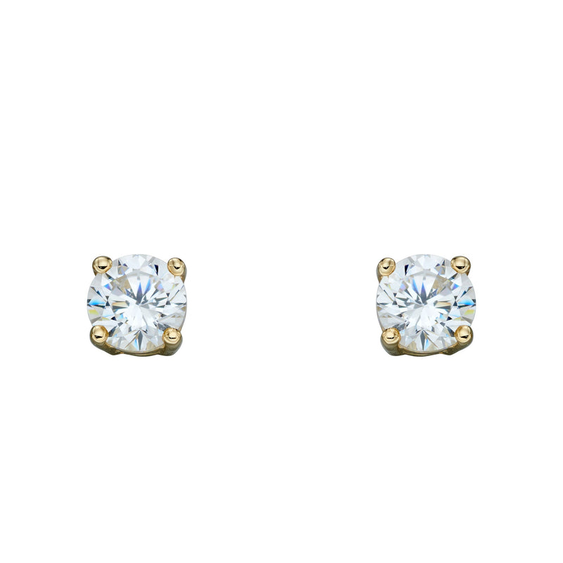 Elements Gold Birthstone Stud Earrings