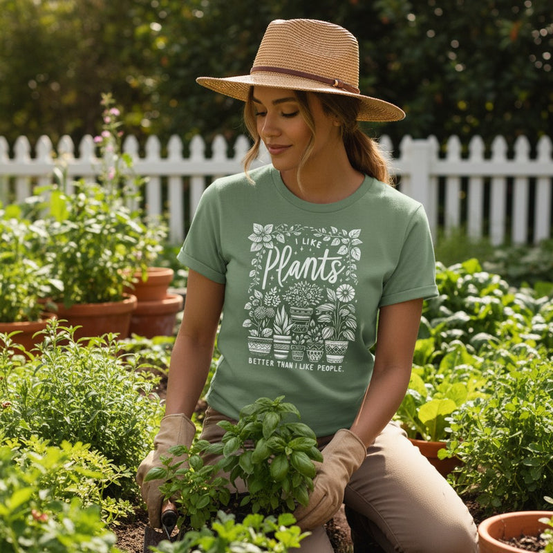 I like Plants Better Than People T-Shirt, Sweatshirt or Hoodie