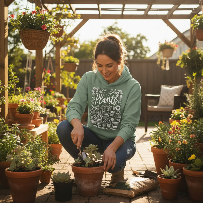 I like Plants Better Than People T-Shirt, Sweatshirt or Hoodie