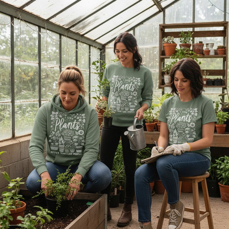 I like Plants Better Than People T-Shirt, Sweatshirt or Hoodie