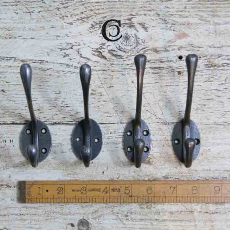 Acorn Bronzed Cast Iron Coat Hooks