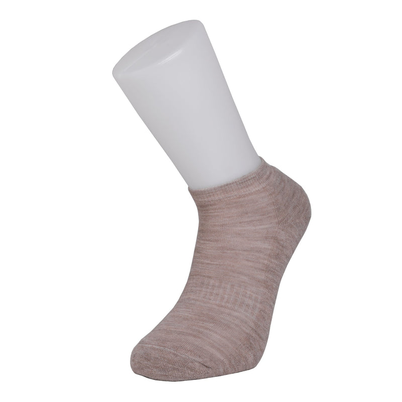 Ashville Pro Merino Mens Trainer Sock - Cushioned Sole - 3 Mixed Pair Bundle