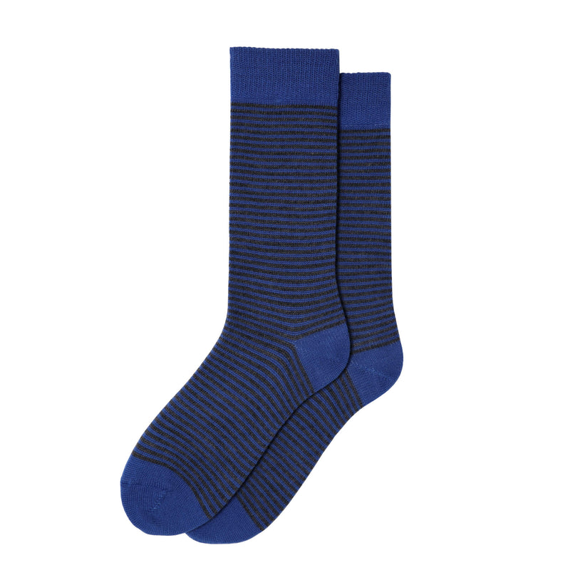 Harewood Fine Stripe Luxury Merino Everyday Socks - 4 Pair Bundle (2)