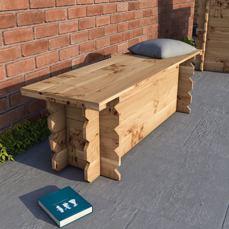 4ft Wooden Bench