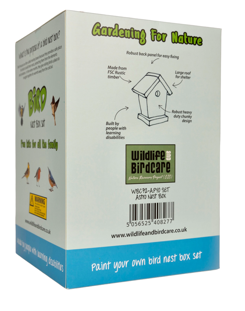 Paint your own Bird Nest Box