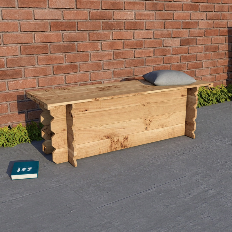 4ft Wooden Bench
