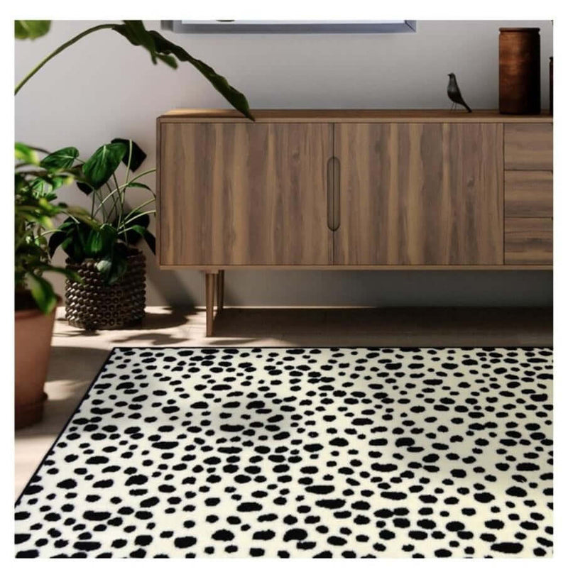 Maestro Dalmation Rug - Black & White