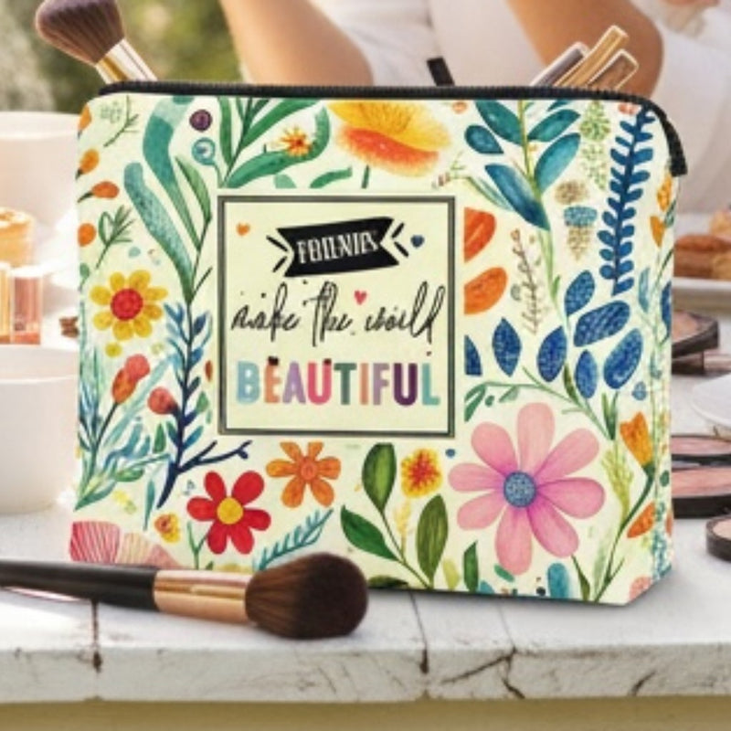 Friends Make The World Beautiful Make Up Bag