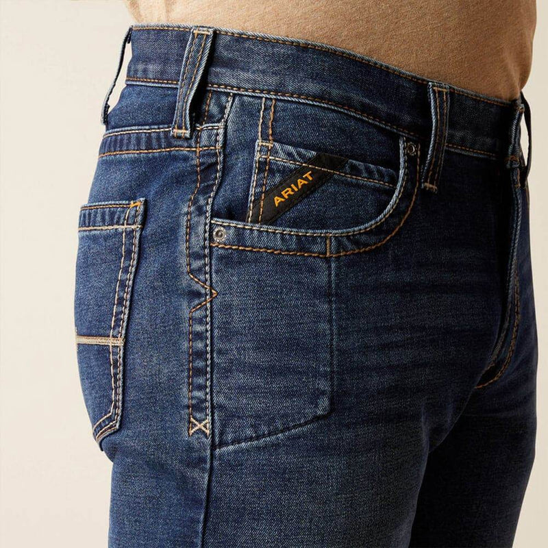 Ariat 10051844 Rebar M5 Straight Acclimatize Straight Jean Galveston / 36" Waist / 34" Leg