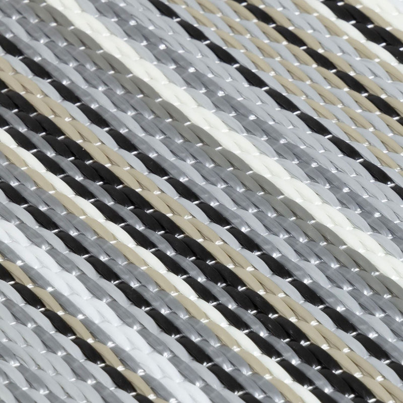 Rainbow Outdoor Rug Grey | 1020