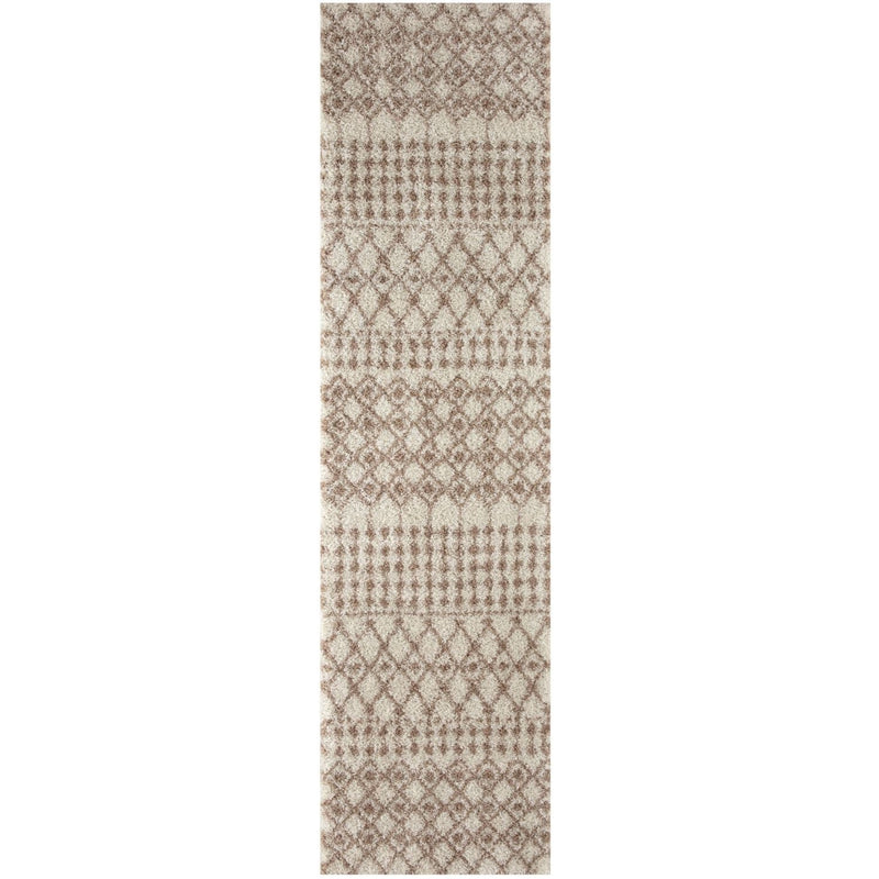 Moroccan Ivory Beige Shaggy Rug | 1030