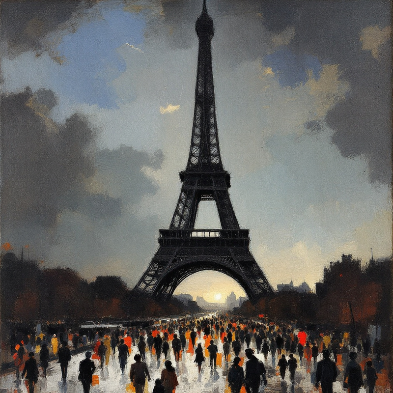1940's Paris Fine Art Print