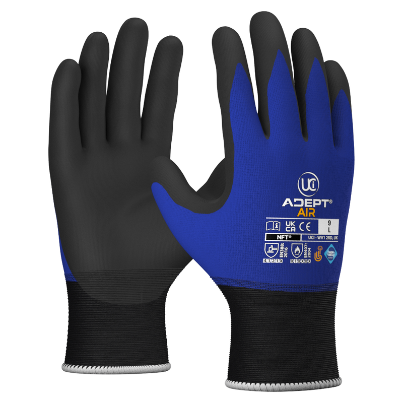 Adept Air NFT Palm Coated Gloves (10 Pack)