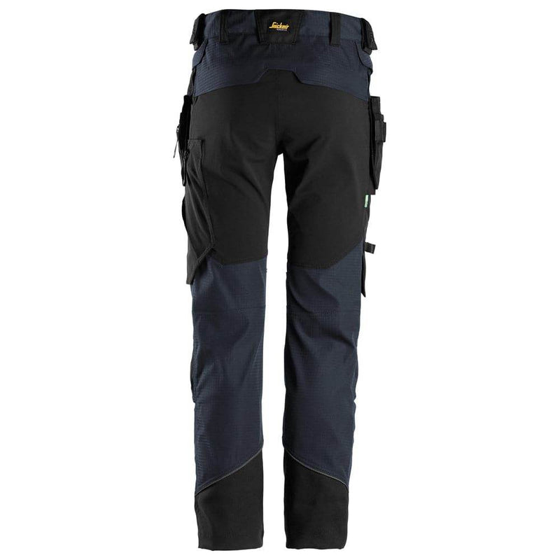 Snickers 6972  FlexiWork, Work Trousers+ Detachable Holster Pockets Navy Blue 30" Waist - 30" Leg