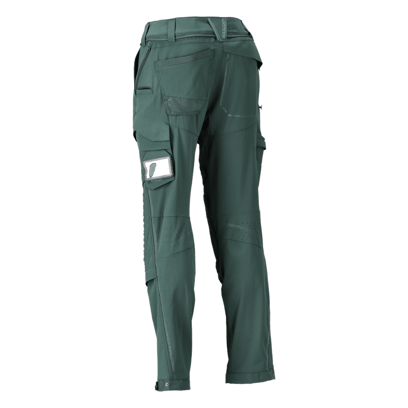 Mascot 22279 Ultimate Stretch Click System Pocket Trousers Forest Green