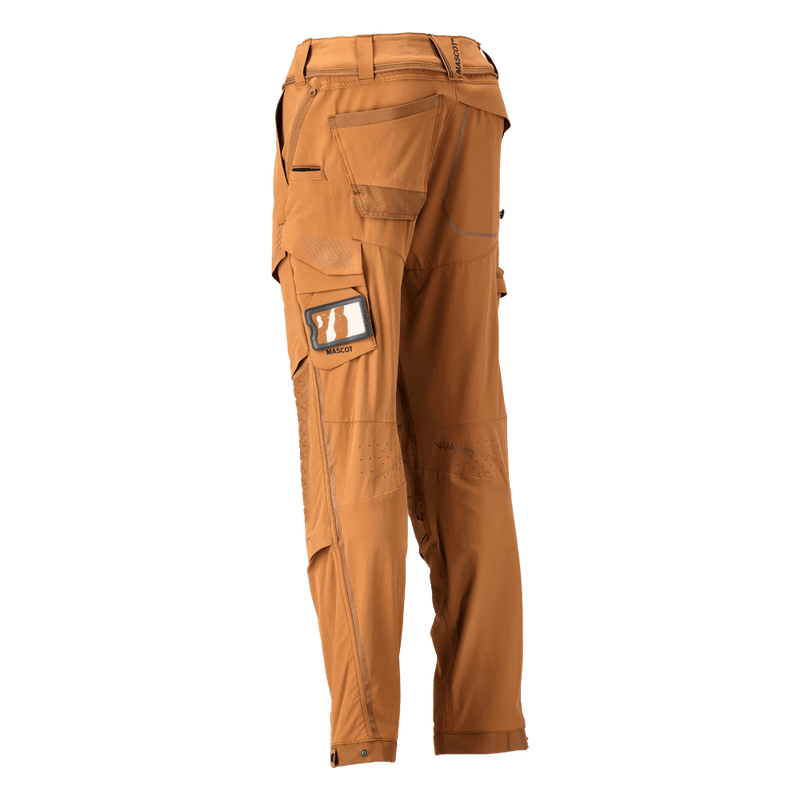 Mascot 22279 Ultimate Stretch Click System Pocket Trousers Nut Brown