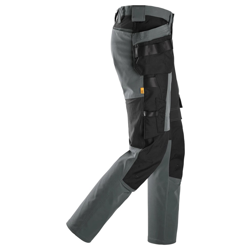 Snickers 6218 AllroundWork Holster Pocket 4-Way Stretch Trousers Steel Grey