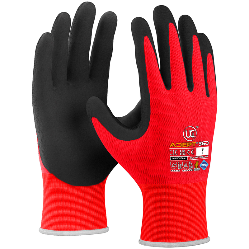 Adept 360 Microfoam Palm Gloves (10 Pack)