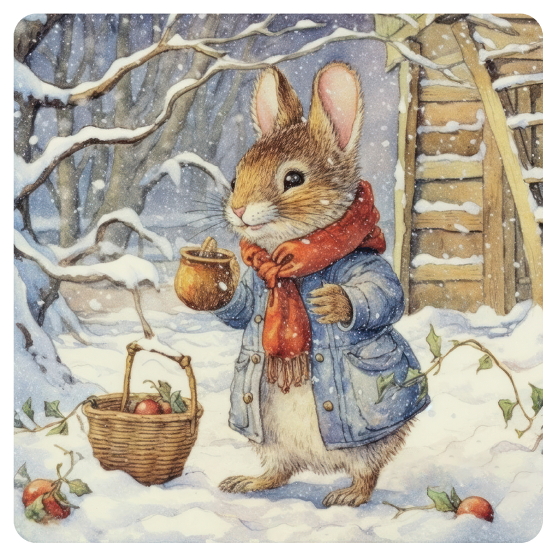 Traditional Mouse Set of 4 Placemats/2