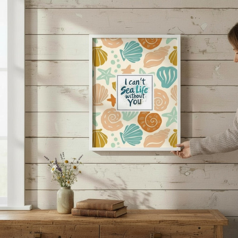 I Cant Sea Life Without You A3 Framed Print