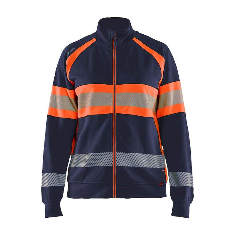 Blaklader 3505 Women's Hi-Vis Full Zip Sweatshirt