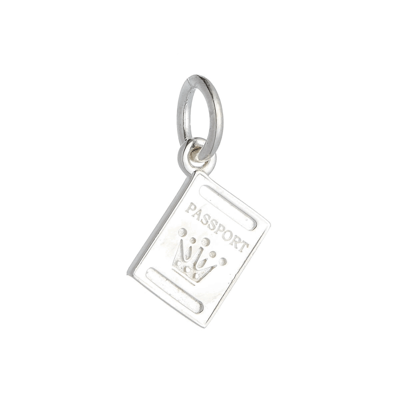 Passport Personalised Silver Charm