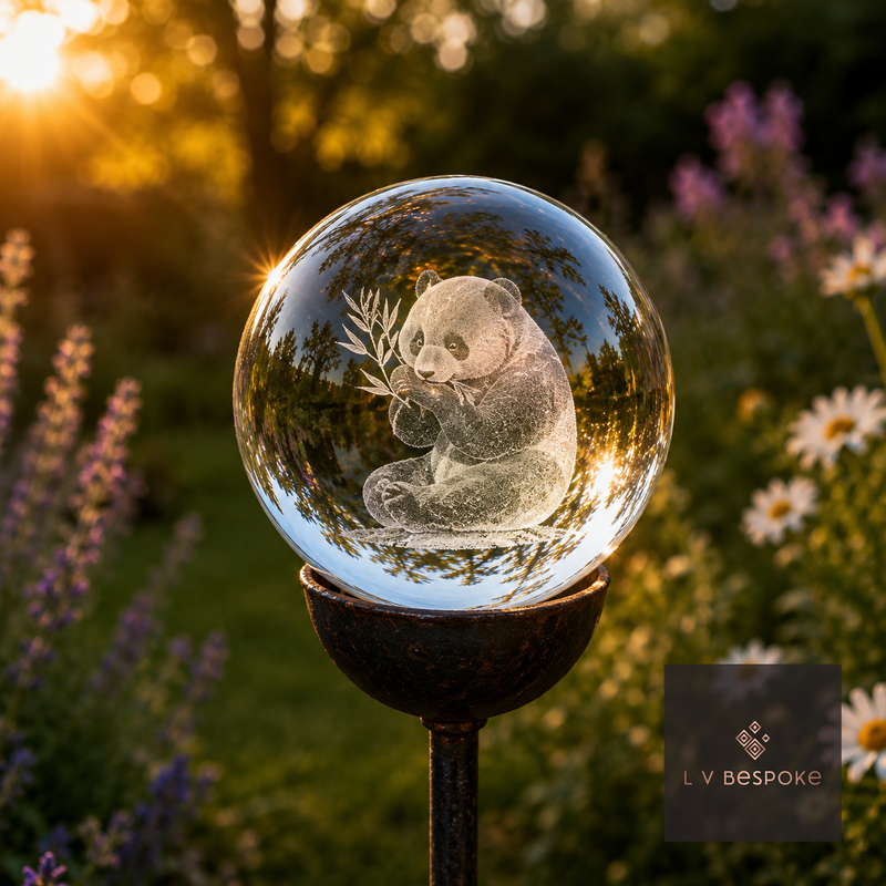 Stunning 3D Orb Decorative Garden Stake - Available in a number of designs.
