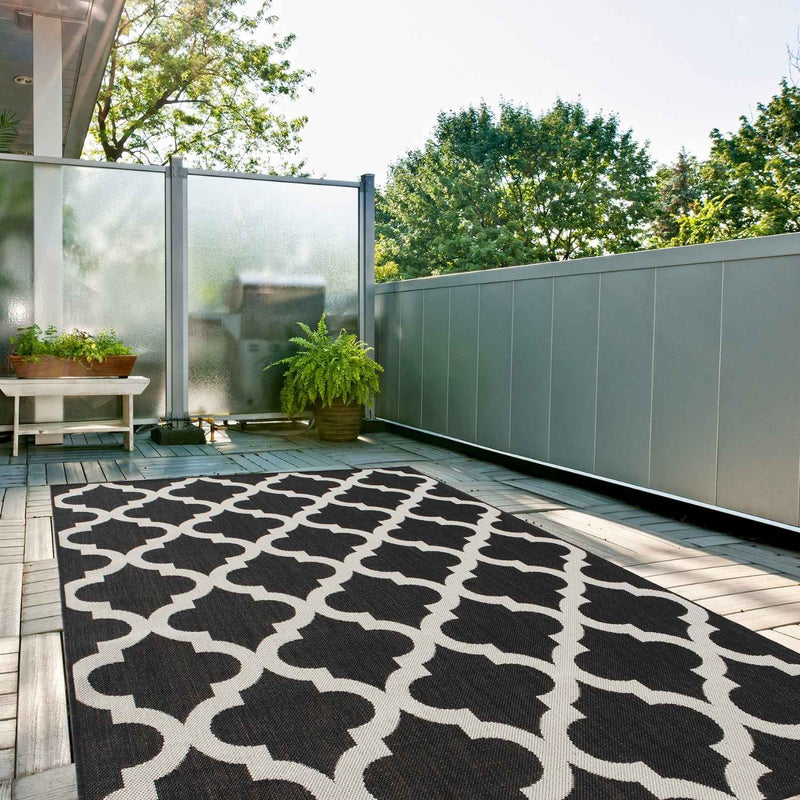 Ecology Outdoor Rug Black | 400B