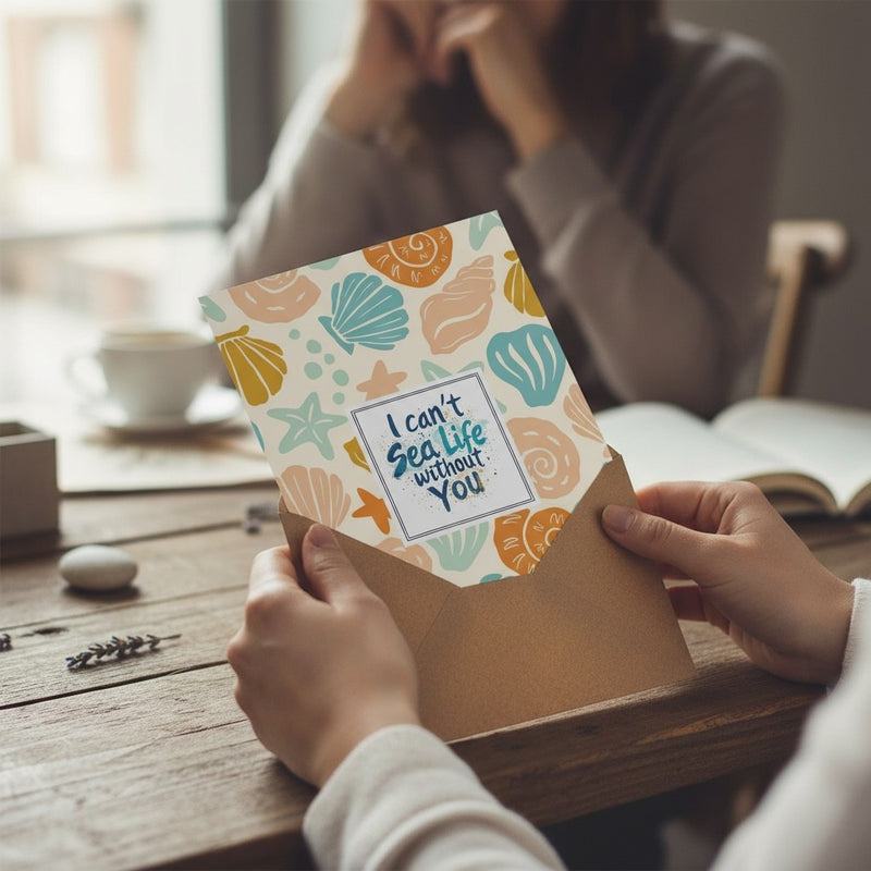 I Cant Sea Life Without You Greeting Card