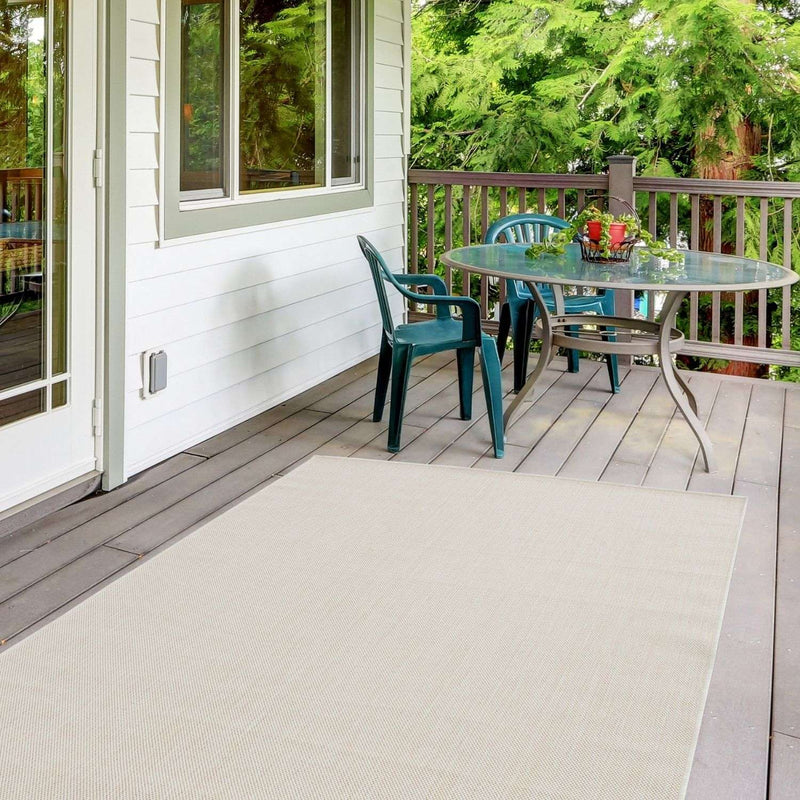 Ecology Outdoor Rug Cream | 500c