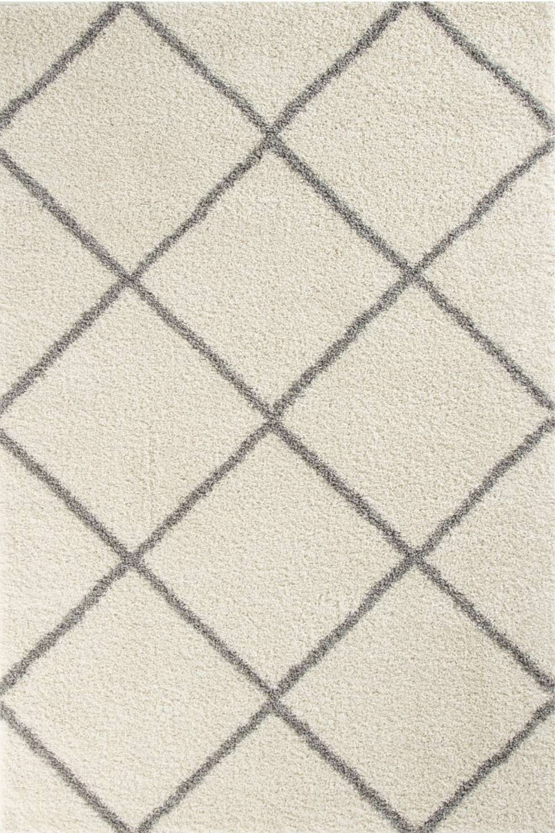 Moroccan Ivory Shaggy Rug | 500