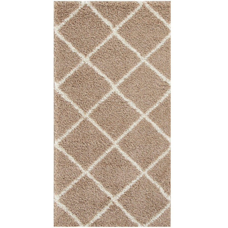 Moroccan Beige Shaggy Rug | 520