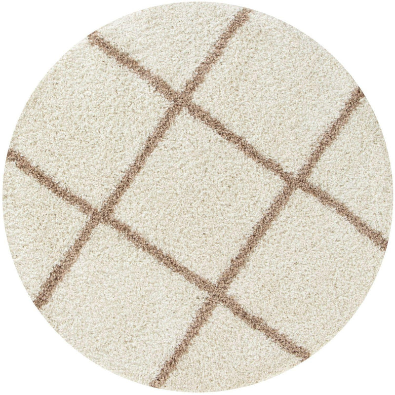 Moroccan Ivory Shaggy Rug | 530