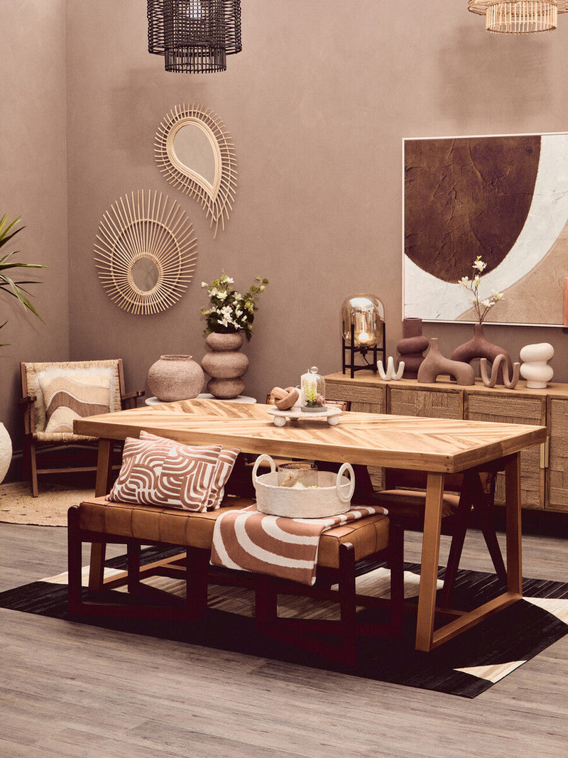 Astratto Brown and Natural Textured Wall Art