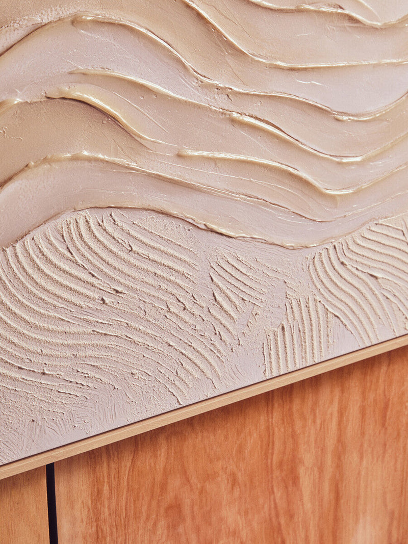 Astratto Cream Textured Wall Art