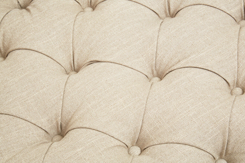 3 Seater Stone Fabric Sofa, Surina