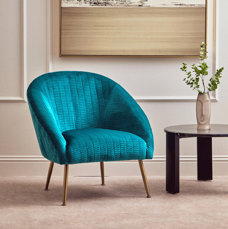 Tania Blue Occasional Chair
