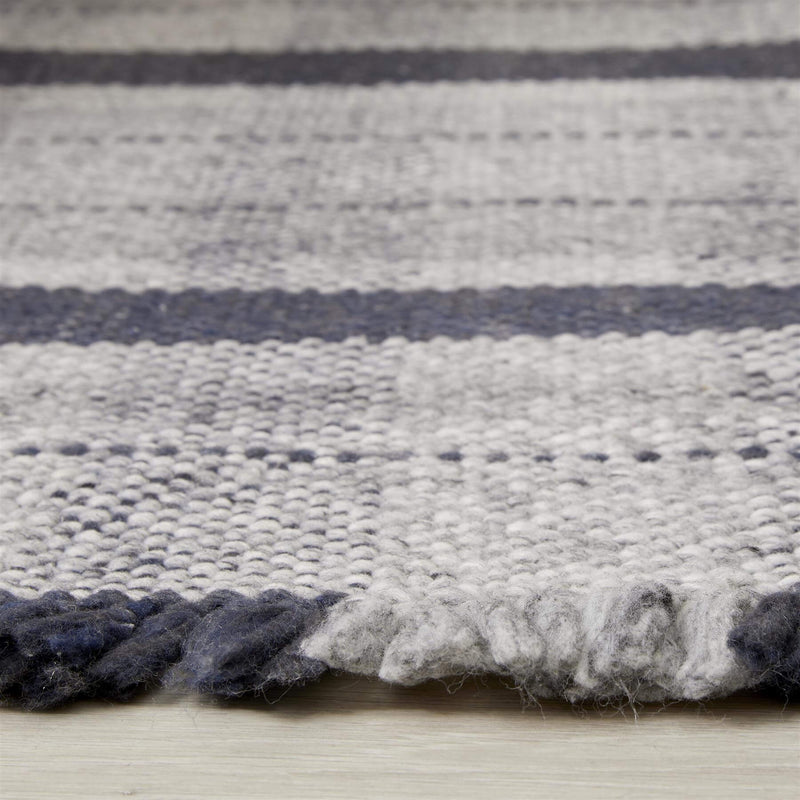 Highland Navy Checkered Rug