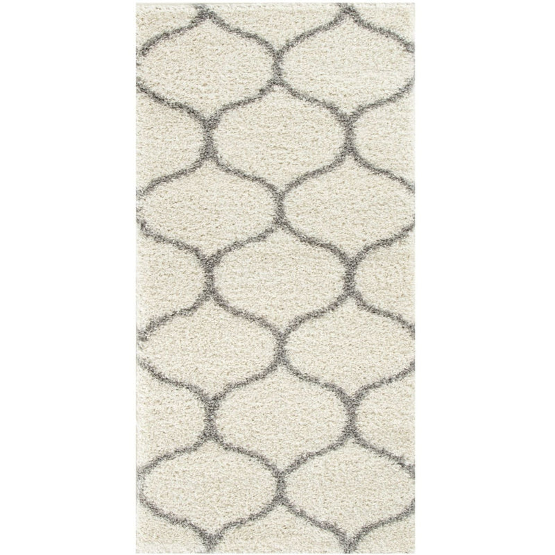 Moroccan Ivory Shaggy Rug | 600
