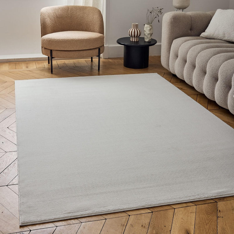 Carmel Cream Striped Rug | 6010