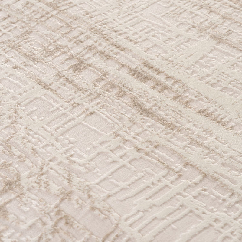 Carmel Cream-Beige Abstract Rug | 6030