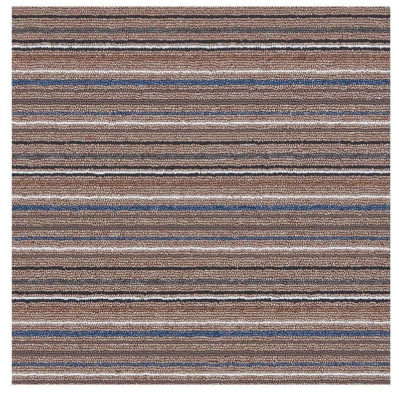 Stockholm Mocha/Blue Washable Mat