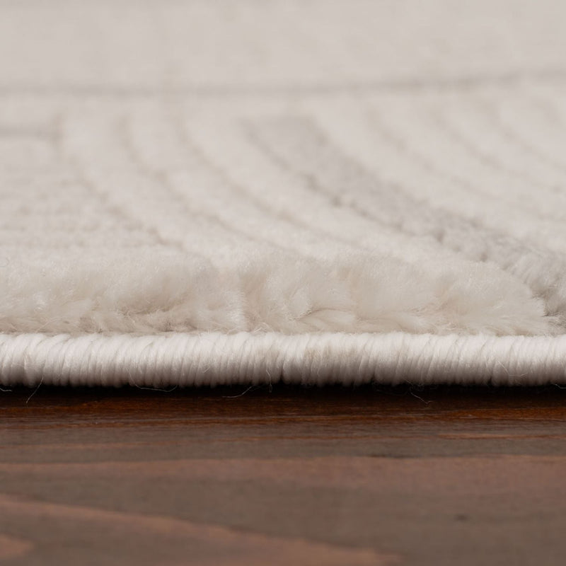 Carmel Cream-Grey Geometric Rug | 6070