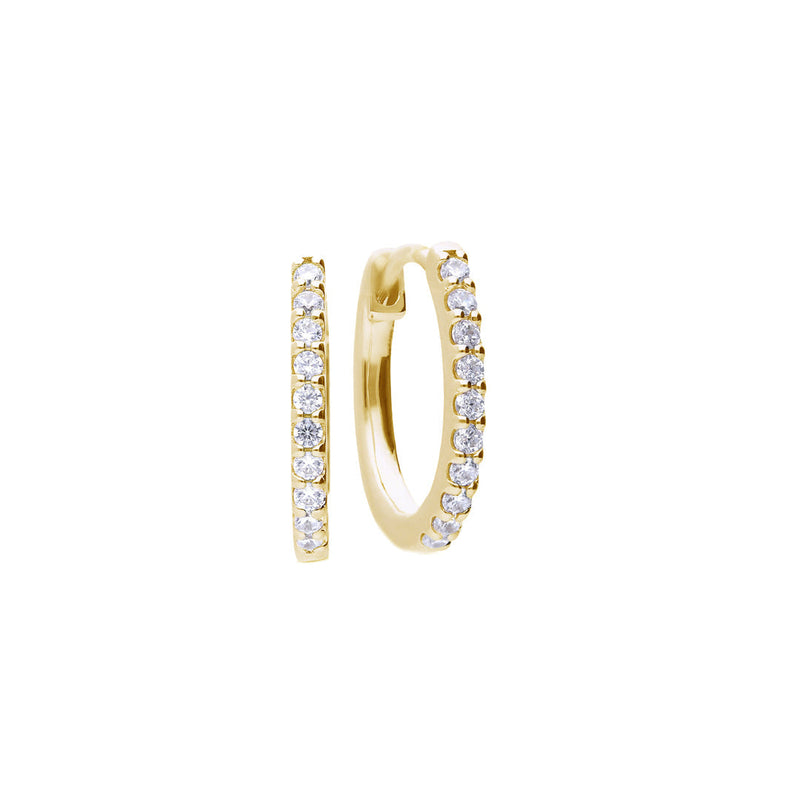 Diamonfire Zirconia Hoop Earrings