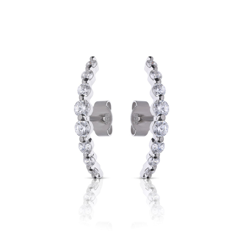 Diamonfire Pave Bar Earrings